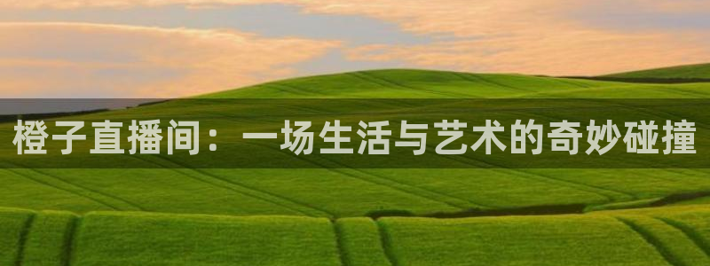 球友直播ios：橙子直播间：一场生活与艺术的奇妙碰撞